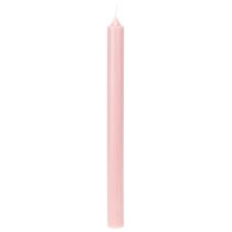 Prodotto Candele rustiche a cono, tinta unita rosa, 350/28 mm, 4 pezzi