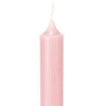 Prodotto Candele rustiche a cono, tinta unita rosa, 350/28 mm, 4 pezzi