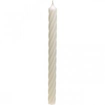 Prodotto Candele rustiche tinta unita bianco 350/28mm 4pz