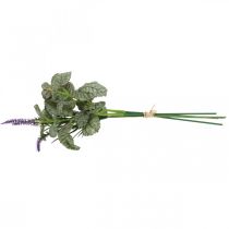 Prodotto Fiori di seta artificiale, salvia in mazzetto, fiore di seta salvia viola L28cm 4pz