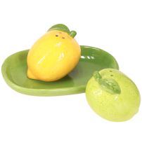 Prodotto Sale e pepe in ceramica decorazione limone lime 13×8cm