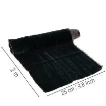 Prodotto Nastro decorativo in velluto da usare come centrotavola, rotolo da 25 cm x 2 m