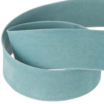 Prodotto Nastro di velluto blu nastro per gioielli azzurro 25mm 7m