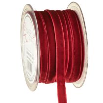 Prodotto Nastro di velluto nastri decorativi Nastro di velluto Bordeaux 10mm 20m