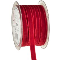 Prodotto Nastro di velluto nastro decorativo Nastro di velluto rosso 10mm 20m