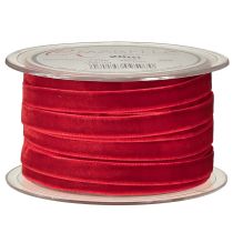 Prodotto Nastro di velluto nastro decorativo Nastro di velluto rosso 10mm 20m