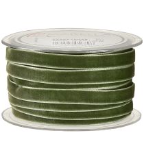 Prodotto Nastro di velluto nastro regalo nastro decorativo verde L10mm 20m