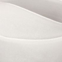 Prodotto Nastro di velluto, nastro regalo, nastro decorativo, velluto bianco, larghezza 20 mm, lunghezza 10 m