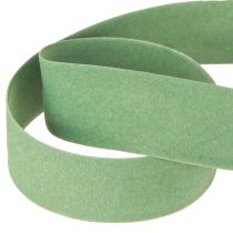 Prodotto Nastro di velluto verde, nastro regalo in velluto verde, nastro di velluto verde 25 mm, 7 m
