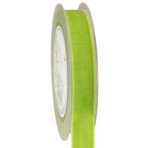 Prodotto Nastro di velluto verde chiaro nastro decorativo nastro di velluto verde 20mm 10m