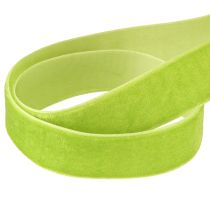 Prodotto Nastro di velluto verde chiaro nastro decorativo nastro di velluto verde 20mm 10m