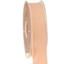 Prodotto Nastro di velluto nastro salmone nastro decorativo 25mm 7m