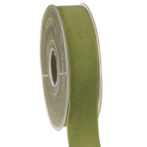 Prodotto Nastro di velluto verde muschio 25mm 7m