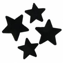 Prodotto Decorazioni sparse stelle velluto nero 4/5 cm 40 pz