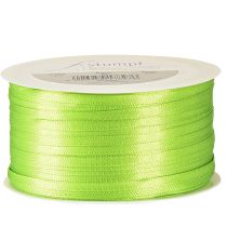 Prodotto Nastro regalo in raso verde chiaro doppio raso 3 mm 50 m