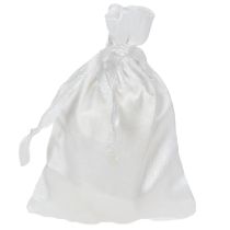 Prodotto Sacchetti regalo in raso, bianchi, 6,5 x 10 cm, 10 pezzi