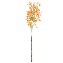 Prodotto Ramo di orchidea artificiale arancione in filigrana, decorazione per la stanza, 110 cm, 3 pezzi
