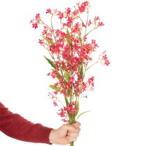 Prodotto Ramo fiorito artificiale di orchidea Oncidium, decorazione 112 cm, 3 pezzi
