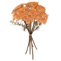 Prodotto Fiori artificiali di Achillea Achillea arancione artificiale 30cm 6 pezzi