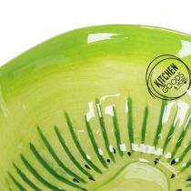 Prodotto Ciotola da portata in ceramica, design Kiwi. Ideale per eleganti tavoli da pranzo e buffet. 15 cm.