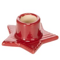 Prodotto Portacandele a forma di stella per candele affusolate, Avvento e Natale, 8 cm, 2 pezzi