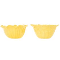 Prodotto Ciotola decorativa Fiore di ceramica Ideale per decorare la casa e come idea regalo 13 cm 2 pezzi