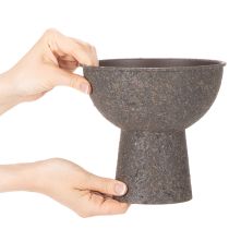 Prodotto Vaso rotondo con base, 18 cm