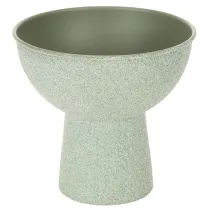 Prodotto Fioriera rotonda moderna con base alta, 18 cm