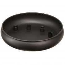 Prodotto Ciotola con magnete portacandele nero Ø33cm H7,5cm