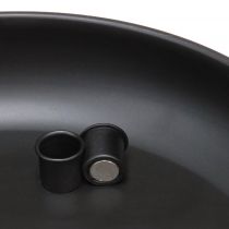 Prodotto Ciotola con magnete portacandele nero Ø33cm H7,5cm
