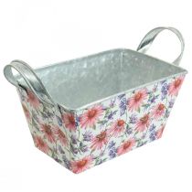 Prodotto Jardiniere fioriera primavera decorazione in metallo 20×12,5×10cm