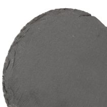 Prodotto Piatto decorativo in ardesia Cuore ardesia Nero 20cm 1 pz