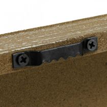 Prodotto Cartelli in legno vintage da parete con scritte 20x20cm 2 pezzi