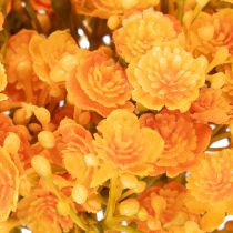 Prodotto Ramo artificiale di gypsophila arancione per composizioni floreali, 30 cm, 10 pezzi