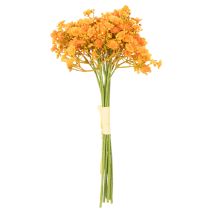 Prodotto Ramo artificiale di gypsophila arancione per composizioni floreali, 30 cm, 10 pezzi