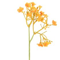 Prodotto Ramo artificiale di gypsophila arancione per composizioni floreali, 30 cm, 10 pezzi