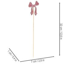 Prodotto Fiocchi decorativi a forma di fiore, 32 cm, 12 pezzi