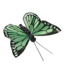 Prodotto Decorazione a forma di farfalla, decorazione svolazzante per interni ed esterni, 7 cm, 12 pezzi