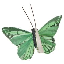Prodotto Decorazione a forma di farfalla, decorazione svolazzante per interni ed esterni, 7 cm, 12 pezzi