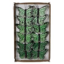Prodotto Decorazione a forma di farfalla, decorazione svolazzante per interni ed esterni, 7 cm, 12 pezzi