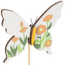 Prodotto Pali a forma di farfalla, ideali come elemento decorativo in giardino o in vaso, 29 cm, 12 pezzi