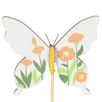 Prodotto Pali a forma di farfalla, ideali come elemento decorativo in giardino o in vaso, 29 cm, 12 pezzi