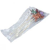 Prodotto Tappi per fiori decorazione primaverile decorazione in legno farfalle 6×8 cm 10pz