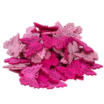 Prodotto Elementi decorativi a forma di farfalla per composizioni primaverili da tavola e ciotole, 4 cm, 72 pezzi