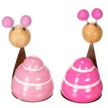 Prodotto Statuetta di lumaca dal design divertente, un'adorabile decorazione primaverile, 9 cm, 4 pezzi
