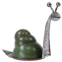 Deco lumaca decorazione in metallo figura decorazione da giardino 26x14x20cm
