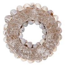 Prodotto Ghirlanda a forma di lumaca da appendere, ghirlanda decorativa, stile marittimo, Nathai, Ø35cm