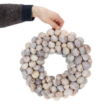 Prodotto Ghirlanda a forma di lumaca da appendere, ghirlanda decorativa, stile marittimo, Nathai, Ø35cm