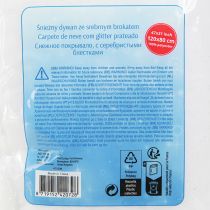 Prodotto Coperta da neve Tappeto da neve in mica con glitter argento 120×80 cm