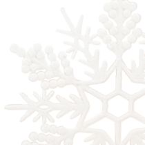 Prodotto Decorazione fiocco di neve da appendere decorazione invernale bianco 30 cm 3 pezzi
